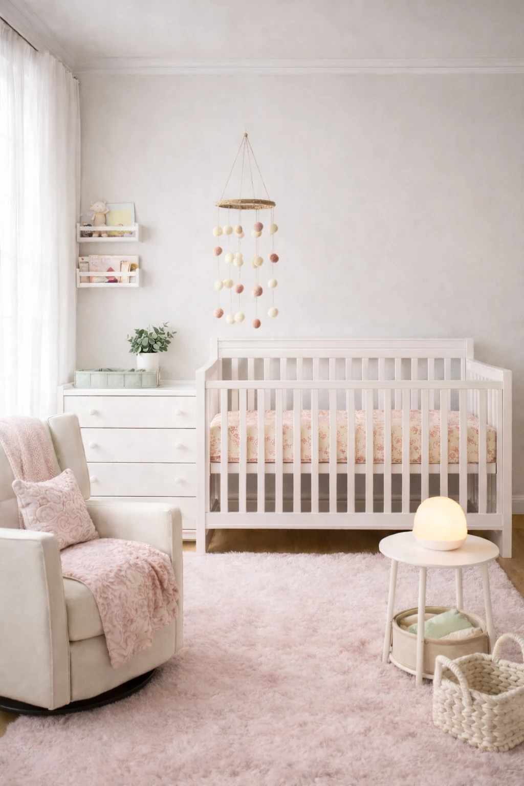 Pastel nursery theme family cover