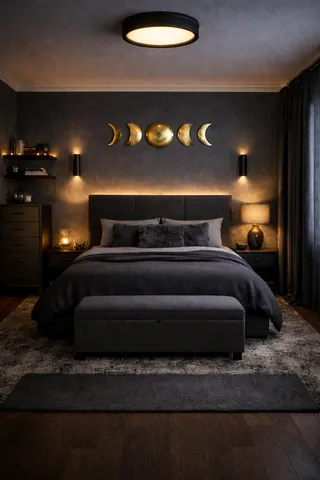 Astral Glow Bedroom