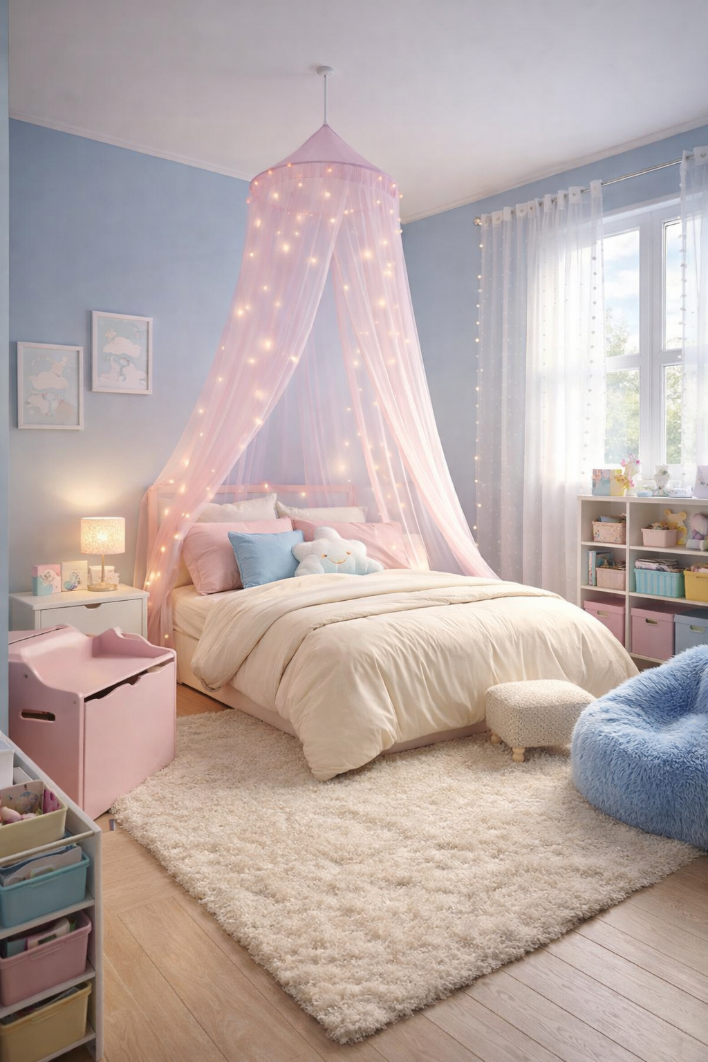 Cotton Candy Spring Bedroom