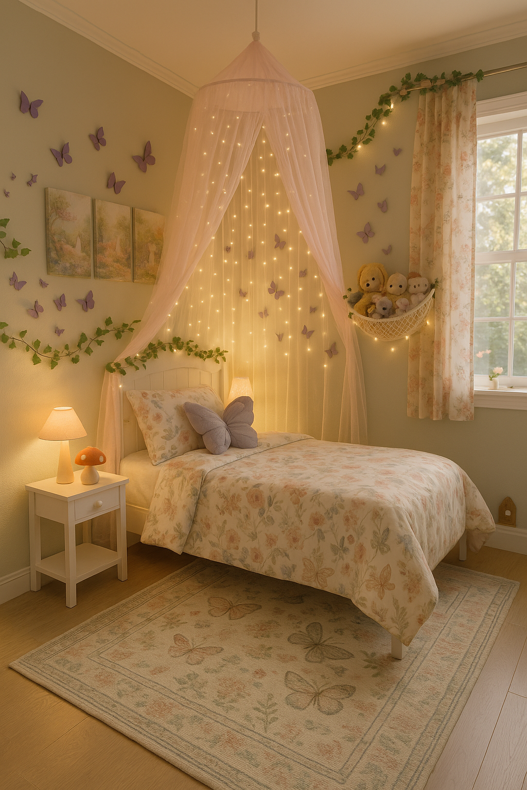 Fairy garden girl's bedroom