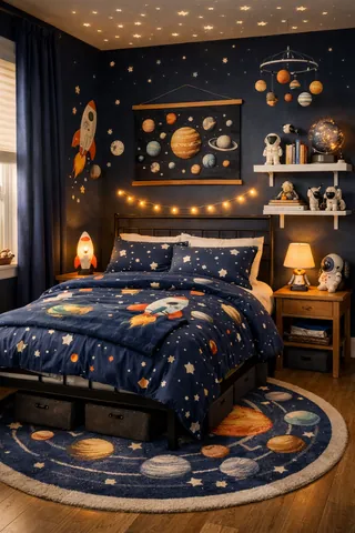 Galactic Explorer Space Bedroom