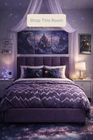 Intergalactic Fantasy Realm Bedroom