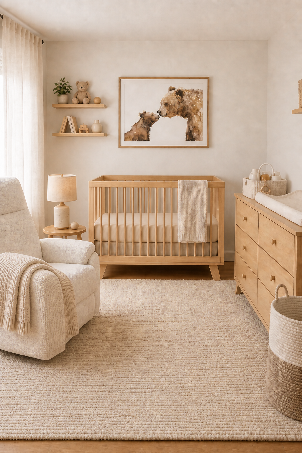 Little Bear Lodge nursery room