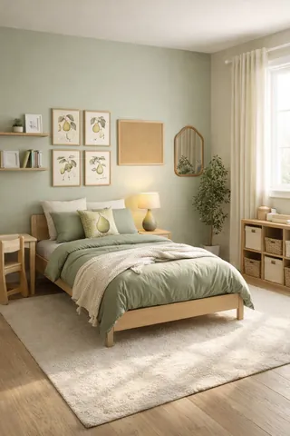 Sage Pear Kids Bedroom