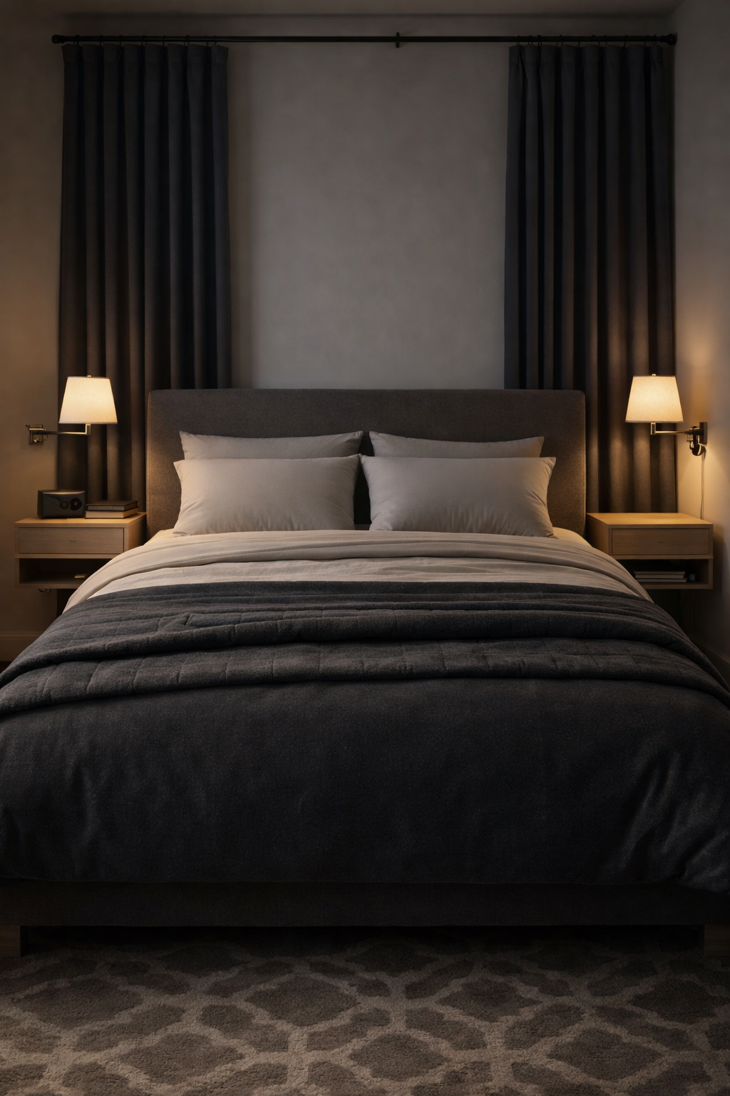 Sleep-First Deep Neutral Bedroom