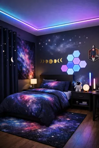 Modern Space Bedroom For Teens