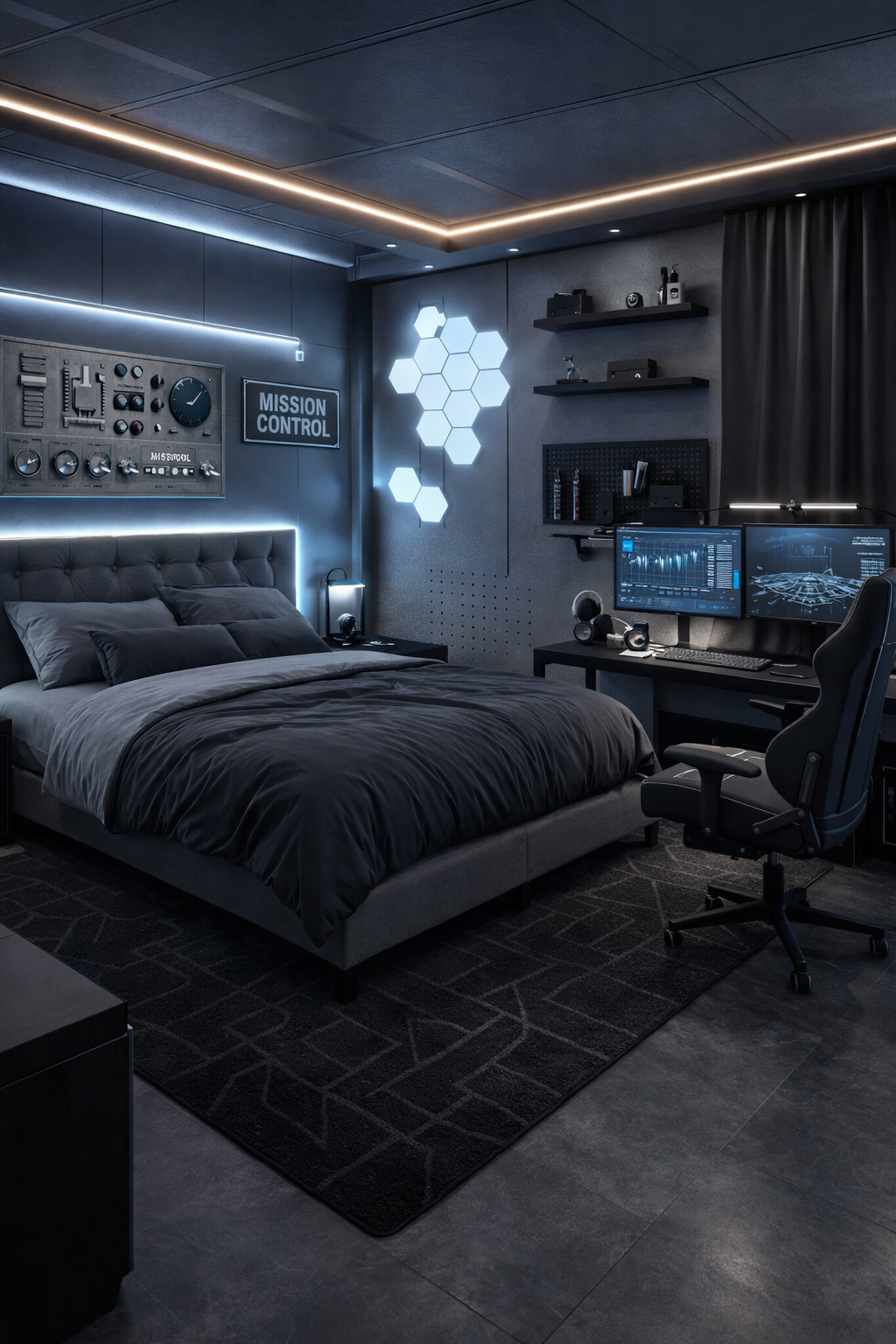 Starship Command Center Bedroom